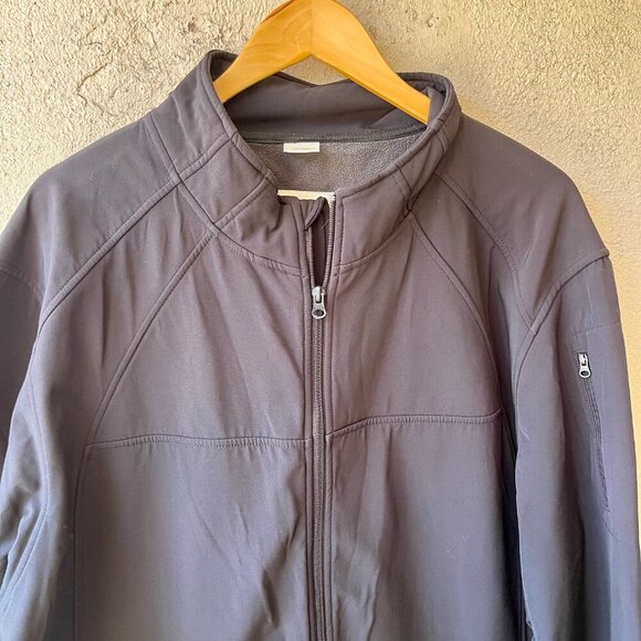 St. John's Bay Fleece Lined Zipper Jacket Black Size 2XL Tall - Picture 4 of 5